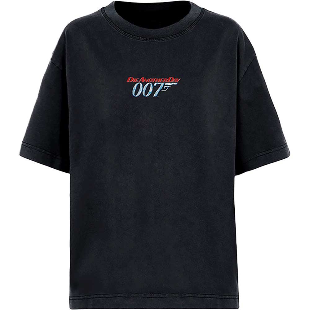 James Bond 007 Unisex T-Shirt: Die Another Day (Black) (Back Print)