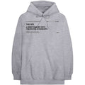 The 1975 Unisex Pullover Hoodie: ABIIOR Version 2. (Grey)