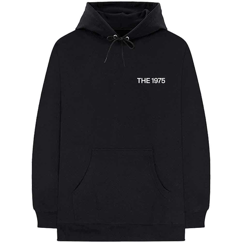 The 1975 Unisex Pullover Hoodie: ABIIOR Est Dans Instagram (Black) (Back Print)