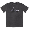 The 1975 Unisex Stone Wash T-Shirt: Car Photo (Charcoal Grey)