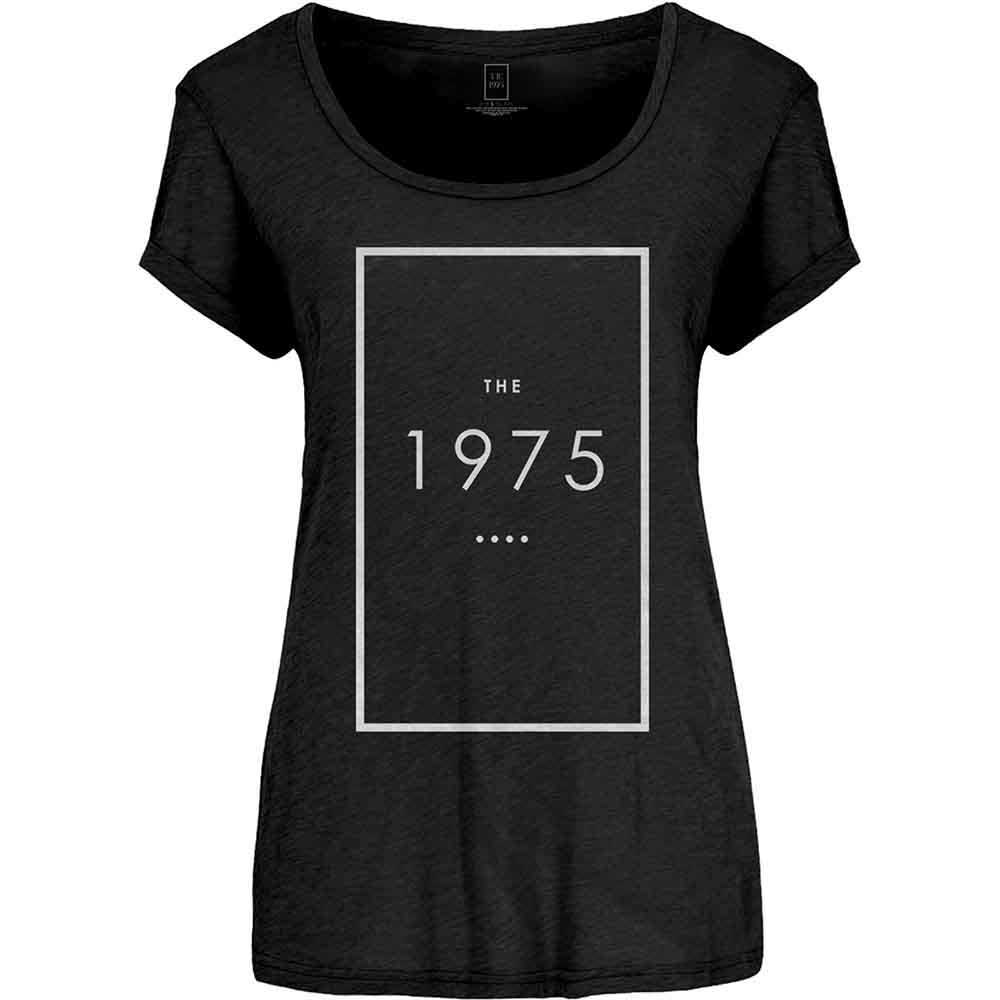 The 1975 Ladies T-Shirt: Original Logo (Black)