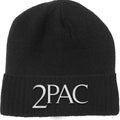 Tupac Unisex Beanie Hat: Logo (Black)