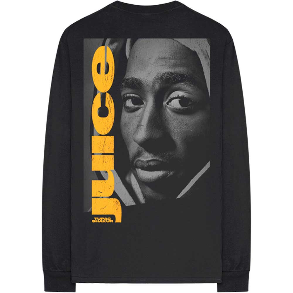 Tupac Unisex Long Sleeve T-Shirt: Changes (Black) (Sleeve Print)
