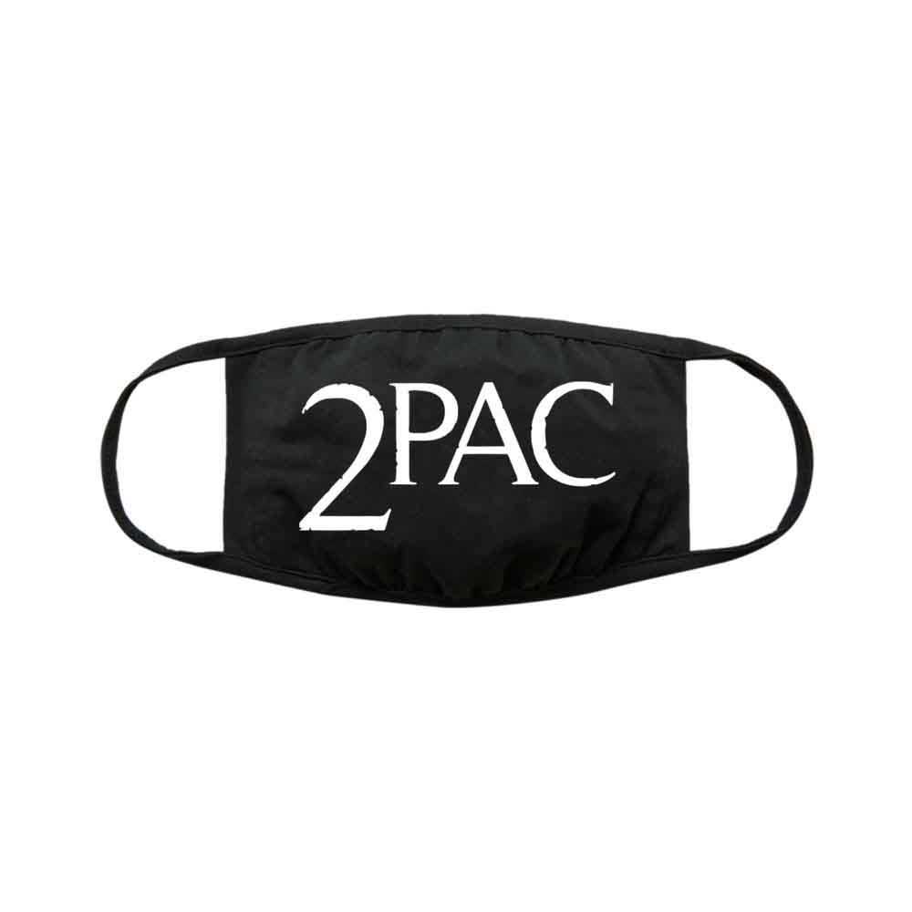 Tupac Face Mask: Logo (Black)