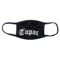 Tupac Face Mask: Logo & Crosses (Black)