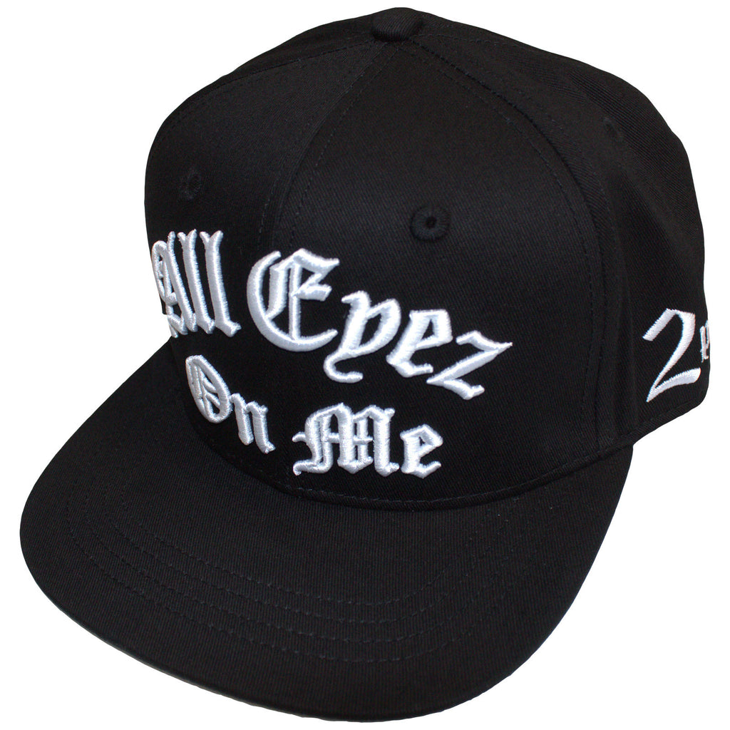 Tupac Unisex Snapback Cap: All Eyez On Me (Black)