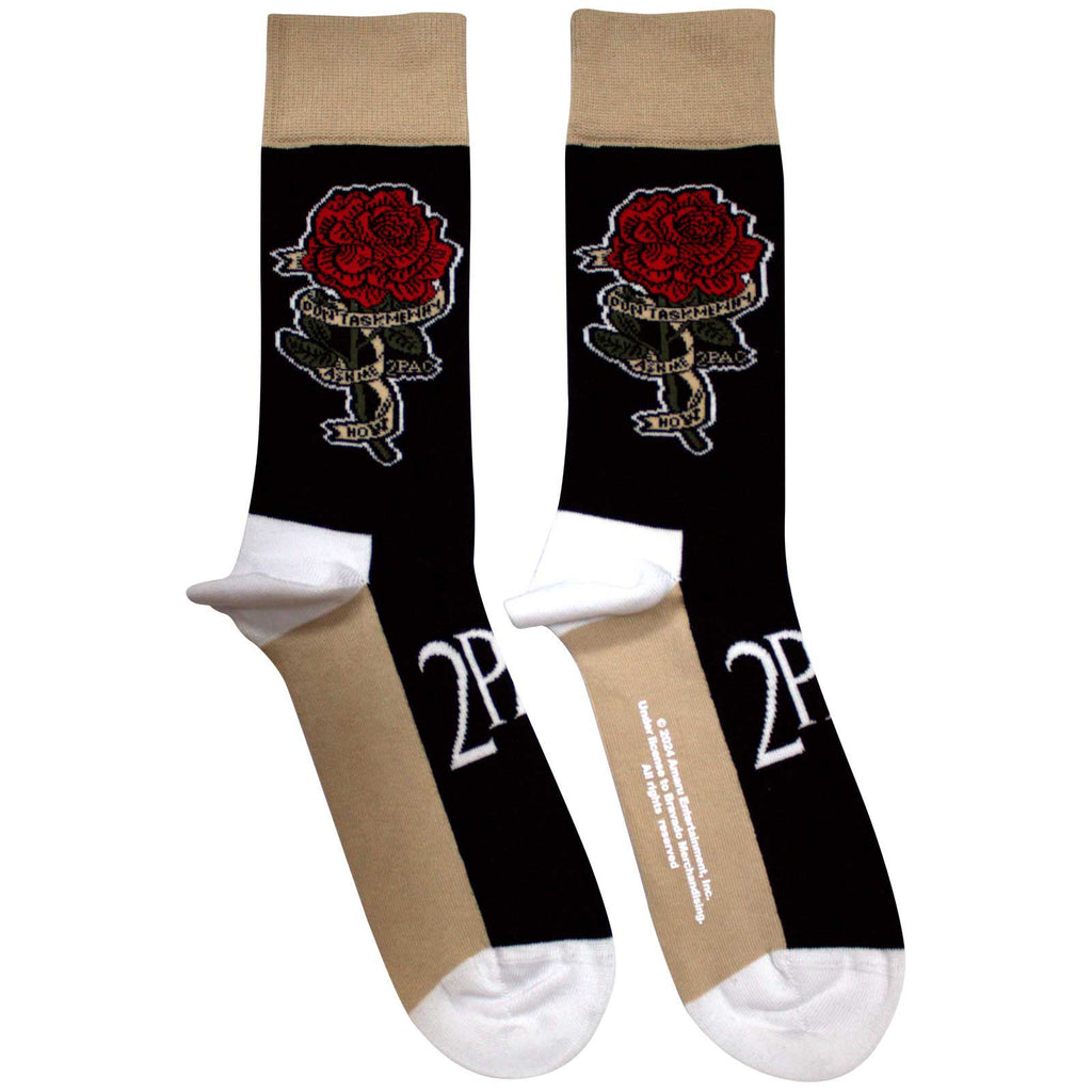 Tupac Unisex Ankle Socks: Thug Life (Black)