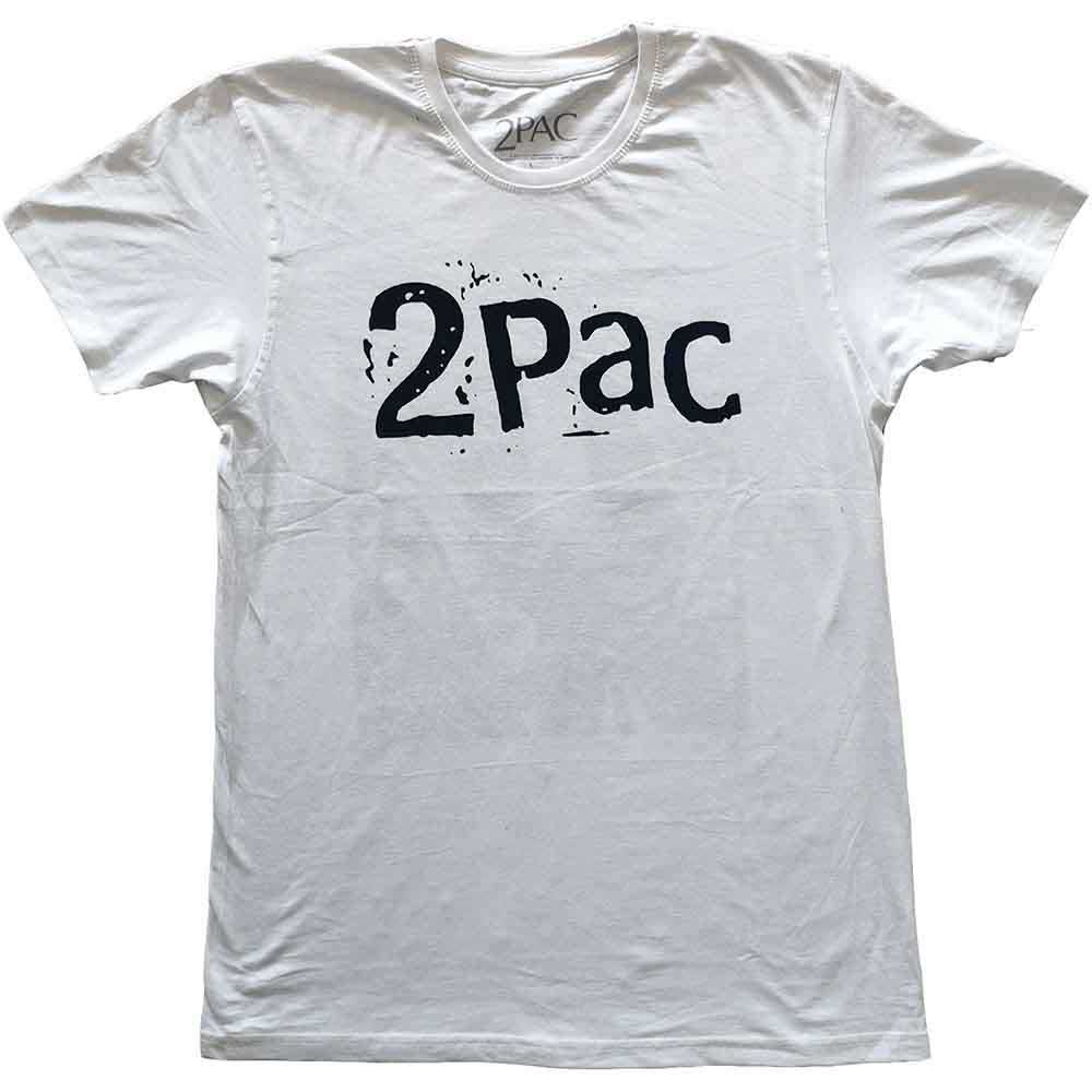 Tupac Unisex T-Shirt: Changes Back Repeat (White) (Back Print)