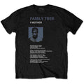 Tupac Unisex T-Shirt: Family Tree (Black)