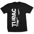 Tupac Unisex T-Shirt: Side Photo (Black)
