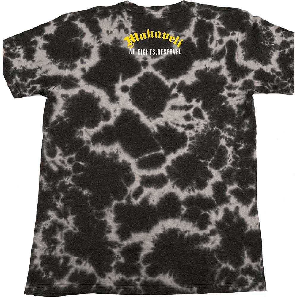Tupac Unisex T-Shirt: Makaveli (Grey) (Back Print & Wash Collection)