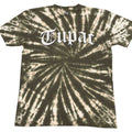 Tupac Unisex T-Shirt: Gothic Logo (Green) (Wash Collection)