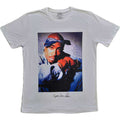 Tupac Unisex T-Shirt: Blue Bandana (White)
