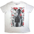 Tupac Ladies T-Shirt: Floral (White)