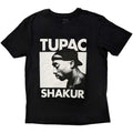 Tupac Unisex T-Shirt: Eyes Closed (Black)