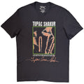 Tupac Unisex T-Shirt: Photo (Charcoal Grey)