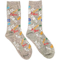 The Beatles Unisex Ankle Socks: Love (Grey) (UK Size 7 - 11)
