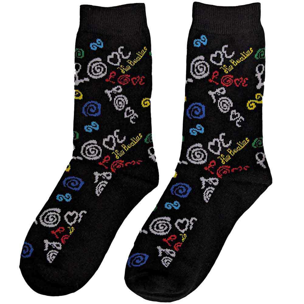 The Beatles Unisex Ankle Socks: Love (Dark Blue) (UK Size 7 - 11)