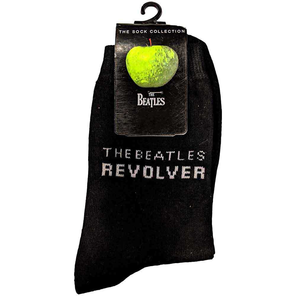 The Beatles Unisex Ankle Socks: Revolver (Black) (UK Size 7 - 11)