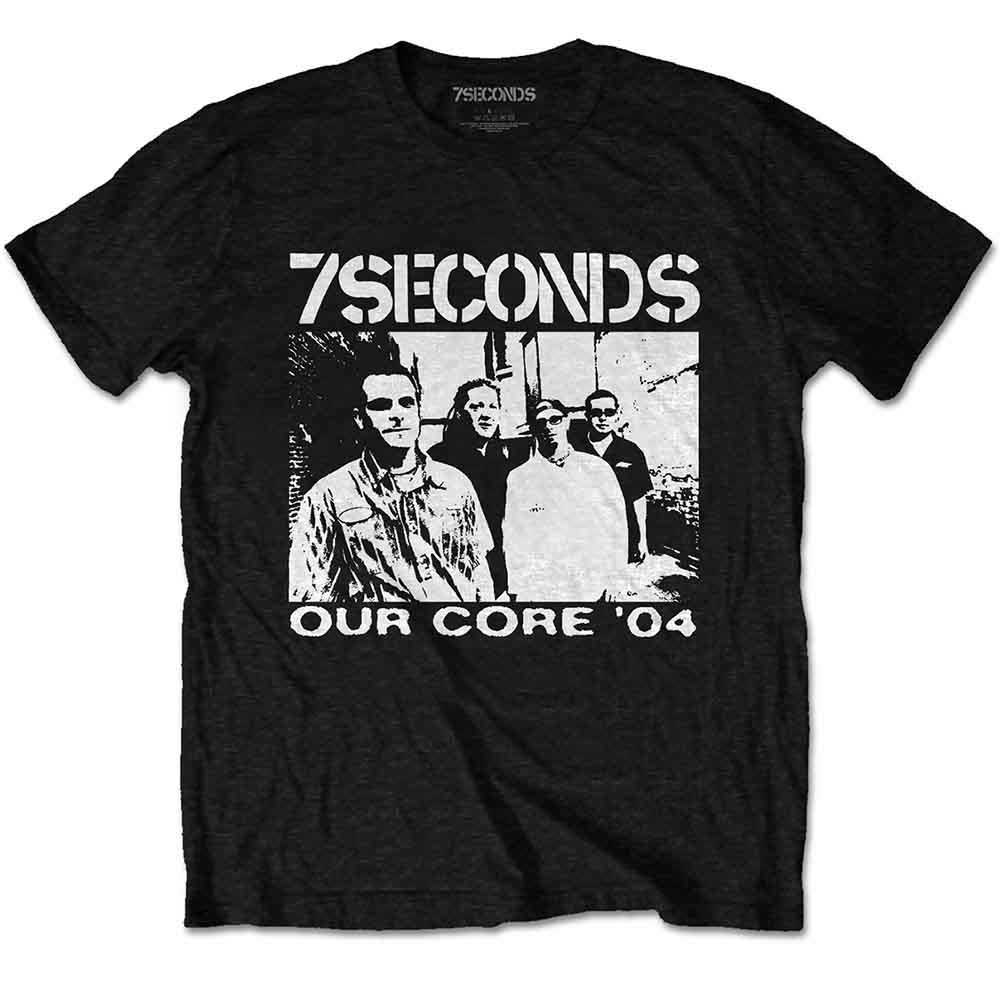 7 Seconds Unisex T-Shirt: Our Core (Black) (Back Print)