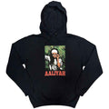 Aaliyah Unisex Pullover Hoodie: Foliage (Navy Blue)