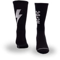 AC/DC Unisex Crew Socks: Bolt (Black)  (UK Size 6.5 - 11)