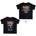 AC/DC Kids T-Shirt: Thunderstruck EU Tour '25 (Black) (Back Print & Ex-Tour)