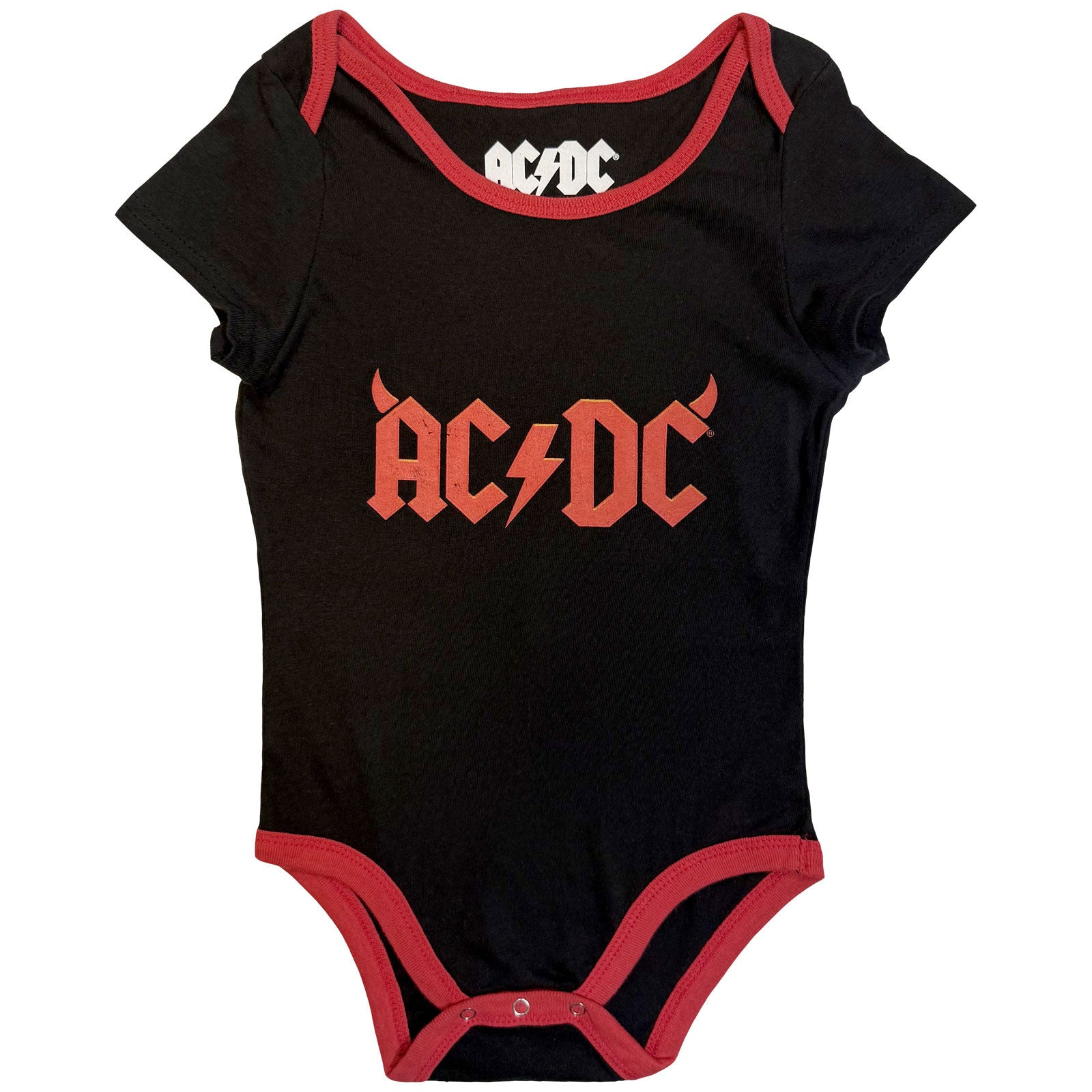 AC/DC Kids Baby Grow: Horns (Black)