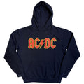 AC/DC Unisex Pullover Hoodie: Logo (Navy Blue)