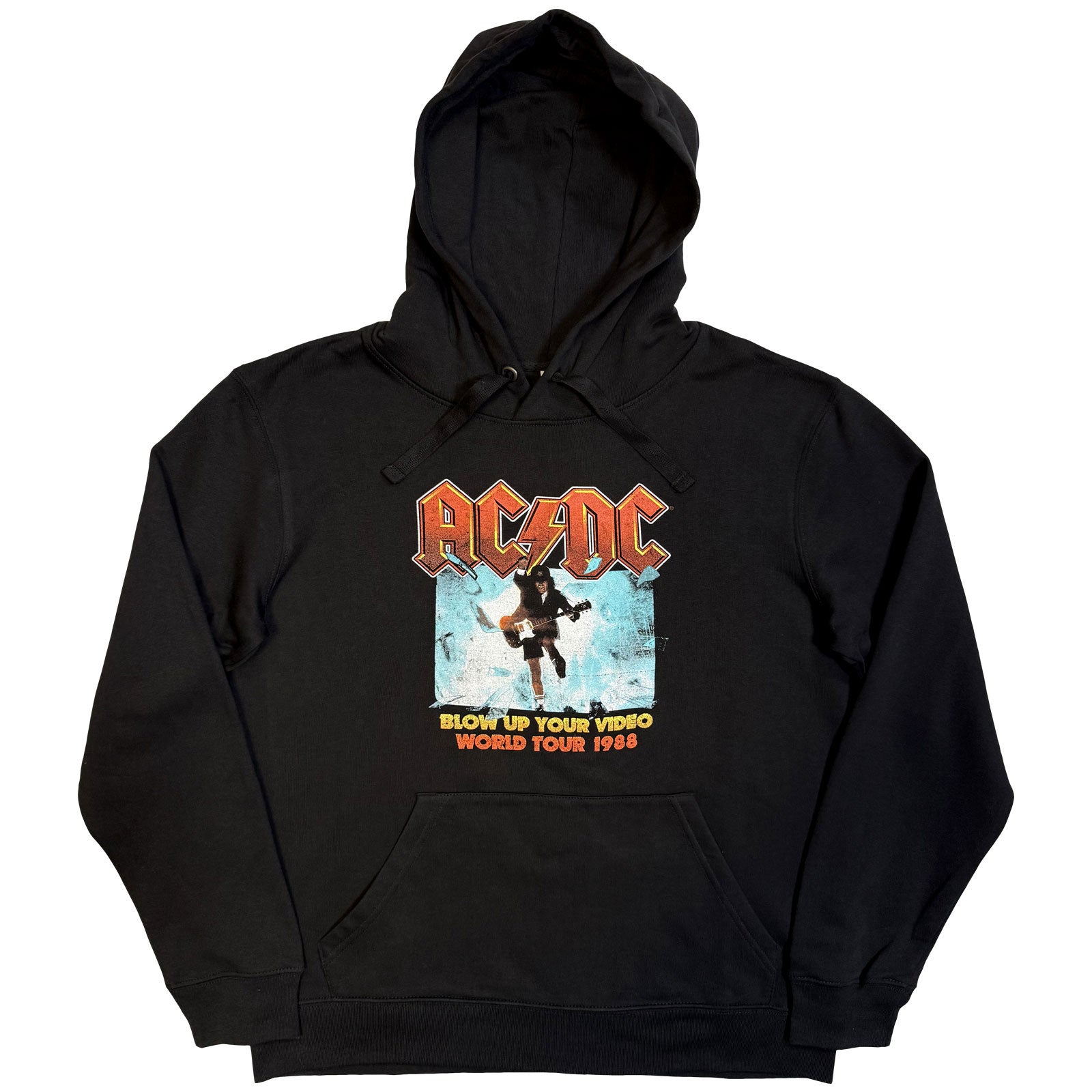 AC/DC Unisex Pullover Hoodie: Blow Up Your Video (Black)