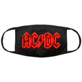 AC/DC Face Mask: Neon Logo (Black)