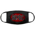 AC/DC Face Mask: Oval Logo Vintage (Black)