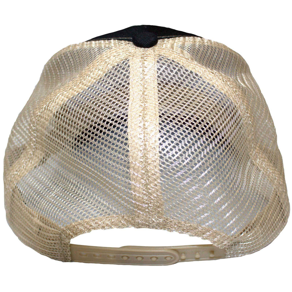 AC/DC Unisex Mesh Back Cap: For Those About To Rock (Black & Sand)