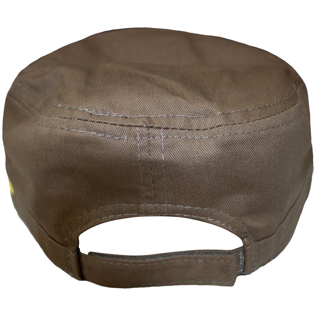 AC/DC Unisex Military Cap: PWR-UP & Stencil Logo (Military Green)