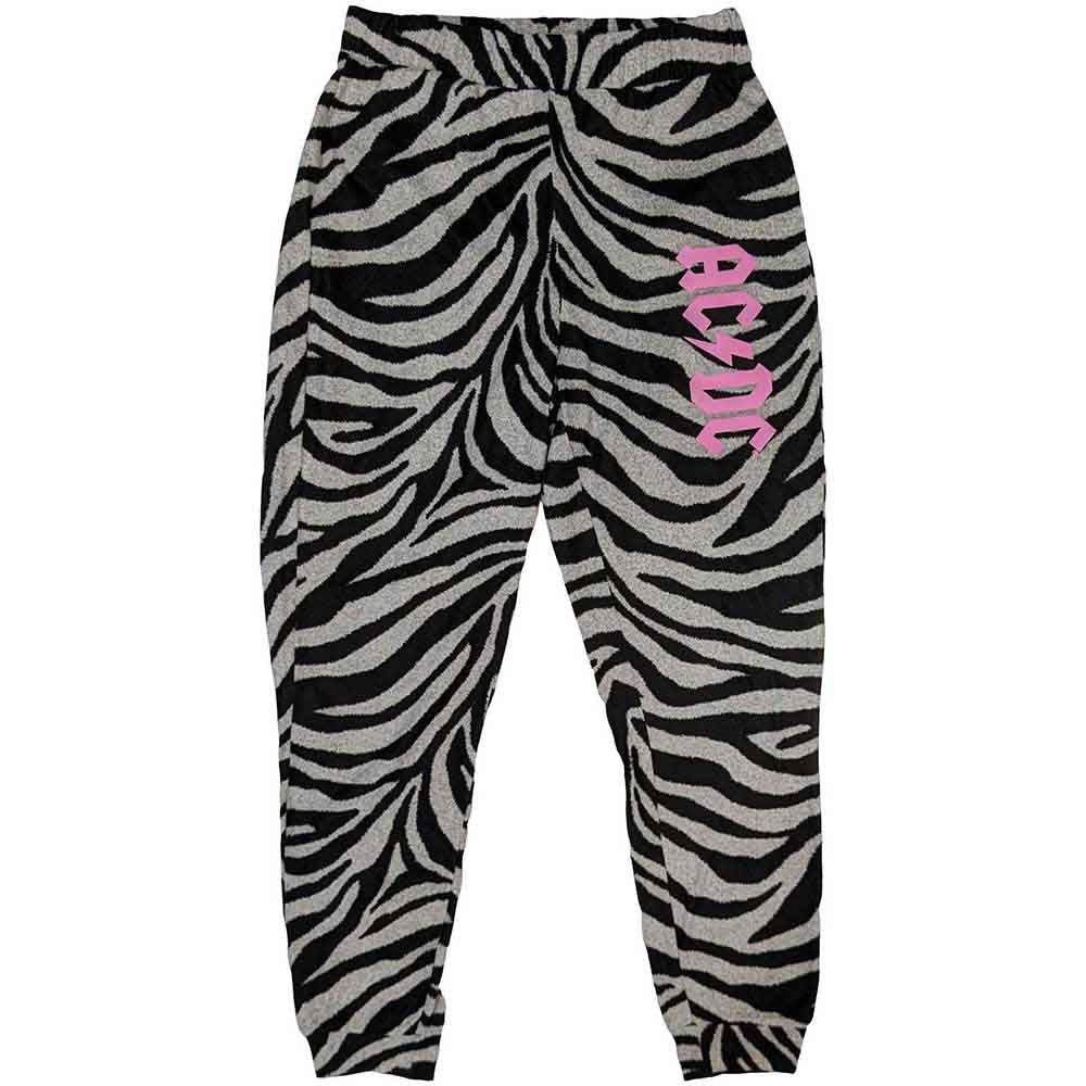 AC/DC Ladies Pyjamas: Logo (Black & White)