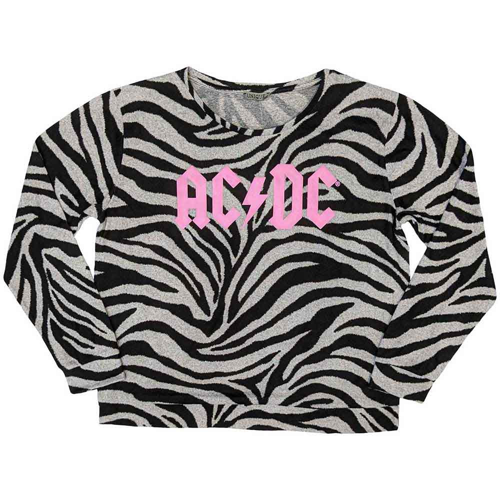 AC/DC Ladies Pyjamas: Logo (Black & White)