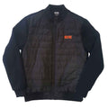 AC/DC Unisex Quilted Jacket: Logo (Black)