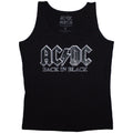 AC/DC Ladies Vest T-Shirt: Back In Black (Black)