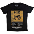 AC/DC Unisex T-Shirt: 8 Track (Black)