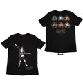 AC/DC Unisex T-Shirt: Emblems (Black) (Back Print)