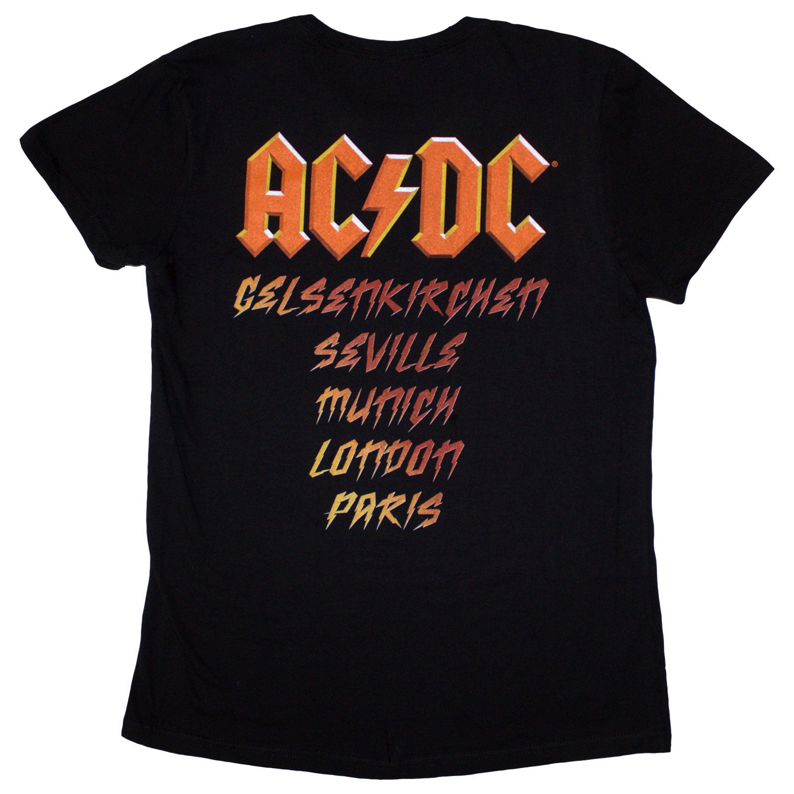 AC/DC Ladies T-Shirt: High Voltage Dive Bar (Black) (Back Print & Ex-Tour)