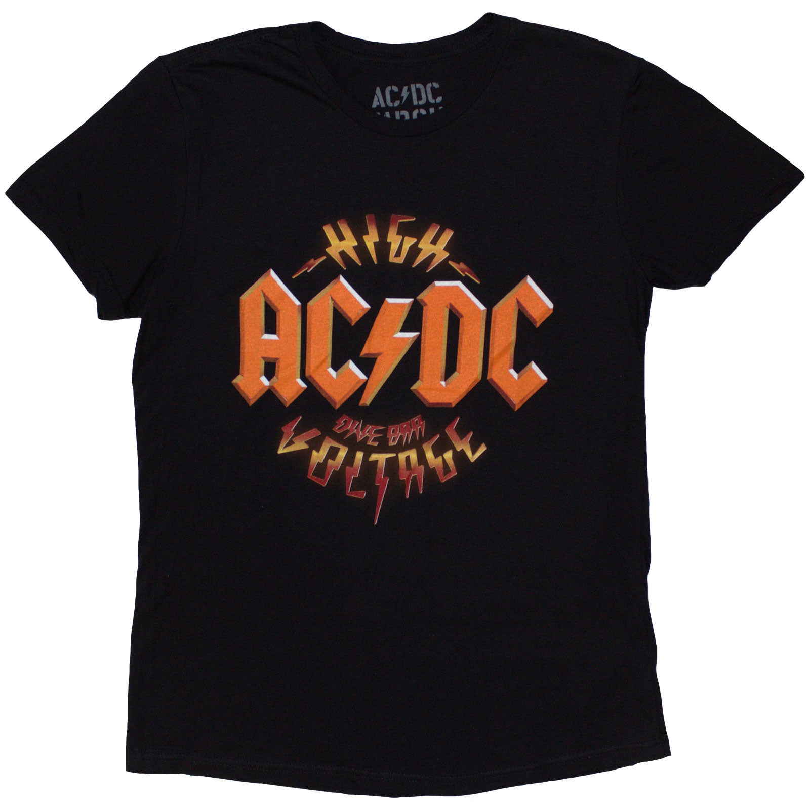 AC/DC Ladies T-Shirt: High Voltage Dive Bar (Black) (Back Print & Ex-Tour)