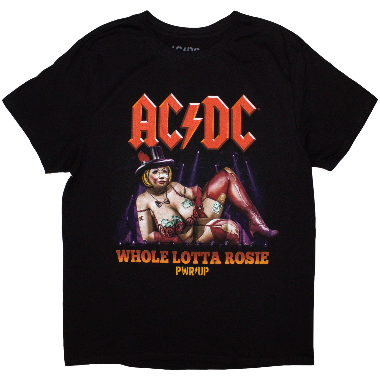 AC/DC Unisex T-Shirt: Whole Lotta Germany PWR-UP EU Tour '24 (Black) (Back Print & Ex-Tour)