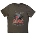 AC/DC Unisex T-Shirt: Fly on the Wall (Charcoal Grey)