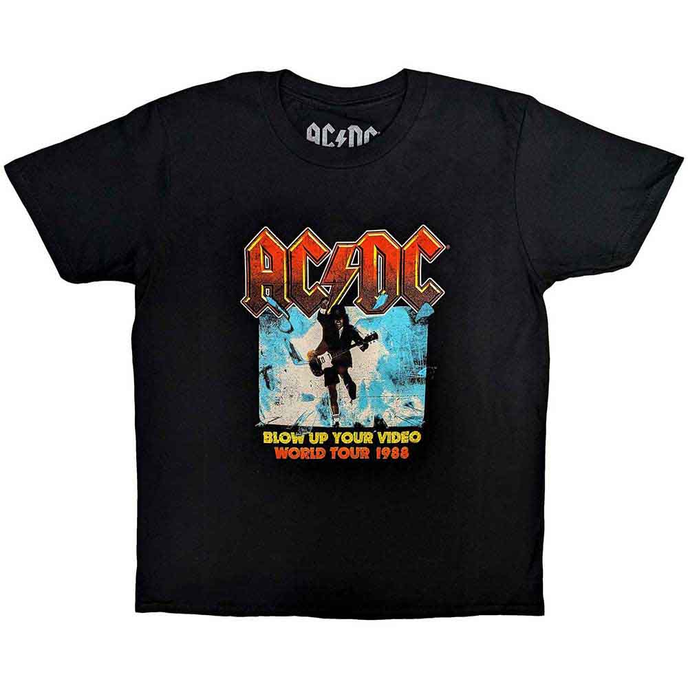 AC/DC Kids T-Shirt: Blow Up Your Video (Black)