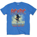 AC/DC Unisex T-Shirt: Blow Up Your Video (Mid Blue)