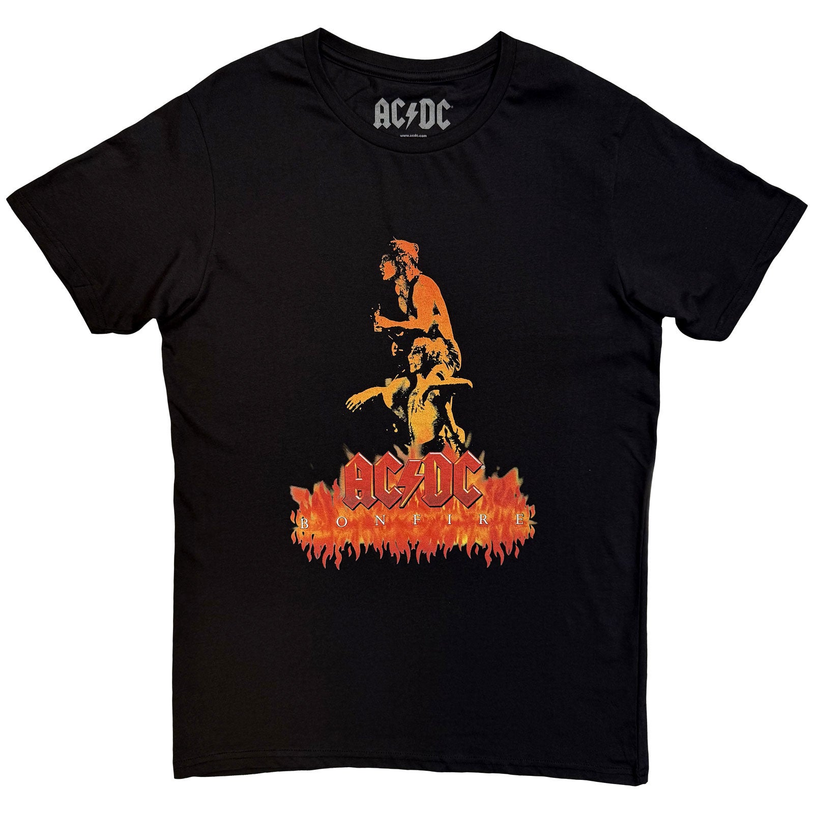 AC/DC Unisex T-Shirt: Bonfire (Black)