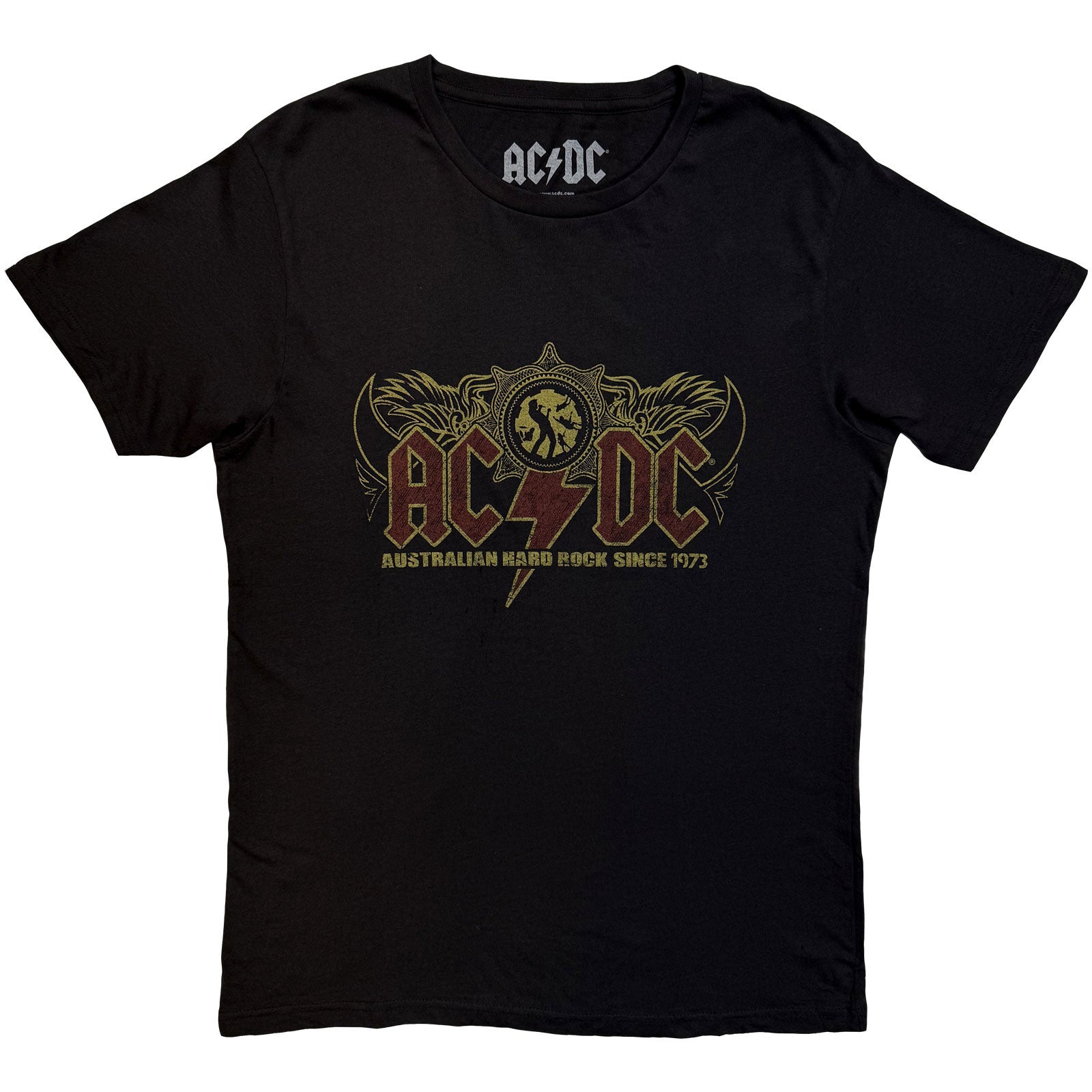 AC/DC Unisex T-Shirt: Oz Rock (Black)