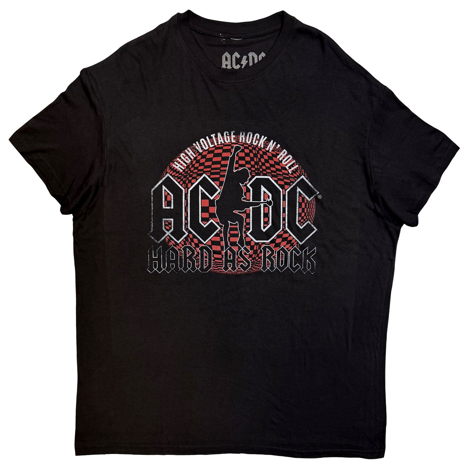 AC/DC Unisex T-Shirt: Hard As Rock (Black)