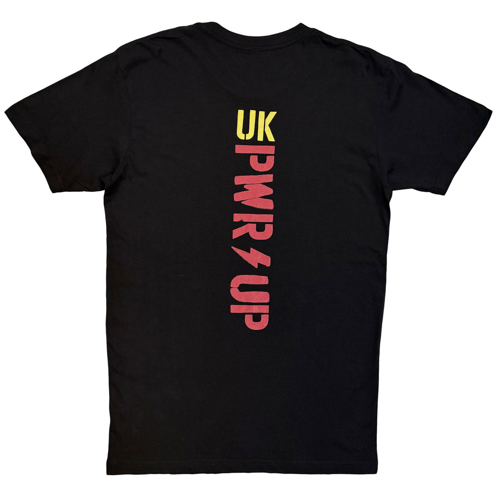 AC/DC Unisex T-Shirt: PWR-UP (Black) (Back Print)